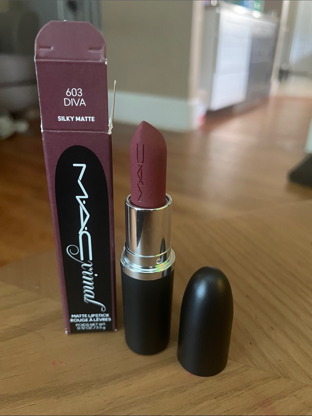 MAC Cosmetics Diva 603 Silky Matte Deep Berry Lipstick